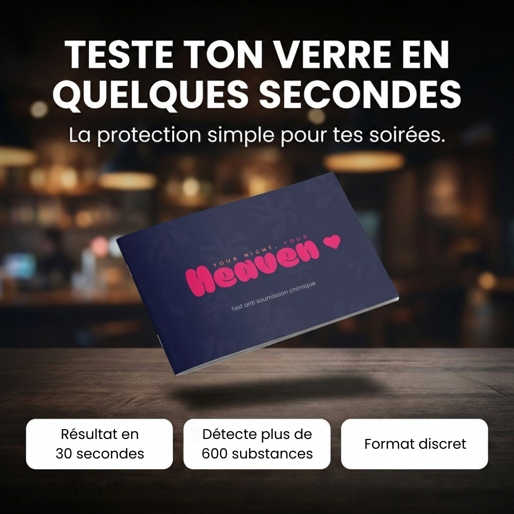 Ton test anti-drogue pour boisson - Heaven