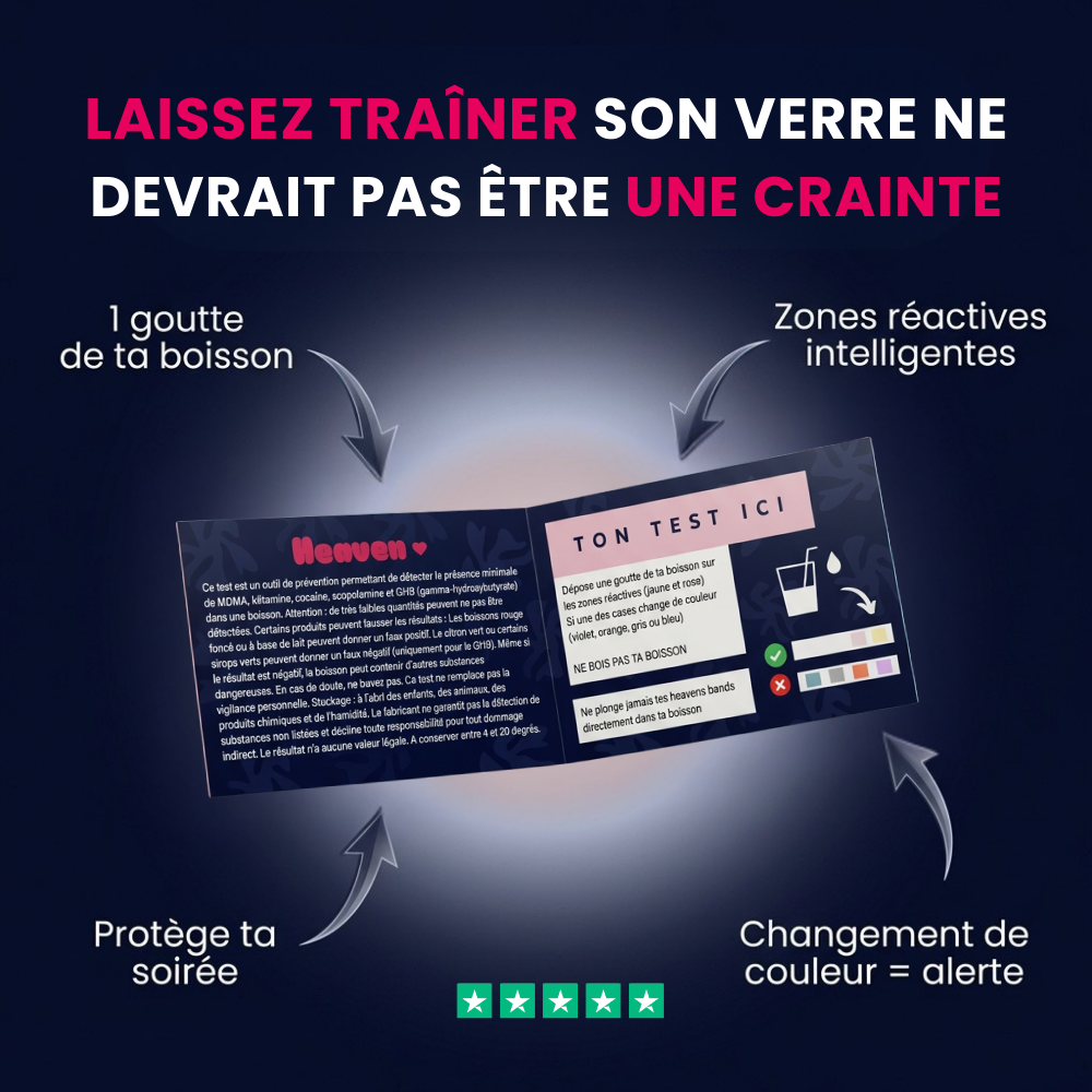 Ton test anti-drogue pour boisson - Heaven