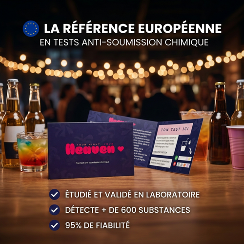 Ton test anti-drogue pour boisson - Heaven